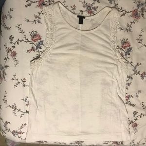 J Crew White Tank